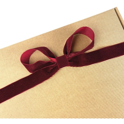 Zestaw tasiemek aksamitnych Christmas czerwony 3x 2 m