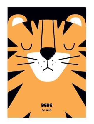 Zeszyt A4 32k 90g w kratkę kratka boys BB tygrys BEBE be wild Interdruk