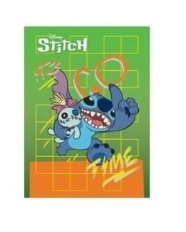 Zeszyt A4 Stitch trzylinia kolorowa do nauki pisania 32 kartki Lilo I Stitch