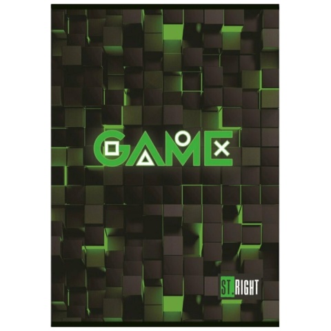 Zeszyt A4 kratka do nauki pisania w kratke 32 k Game pixel Gamer 2 szt