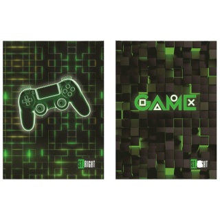 Zeszyt A4 kratka do nauki pisania w kratke 32 k Game pixel Gamer 2 szt