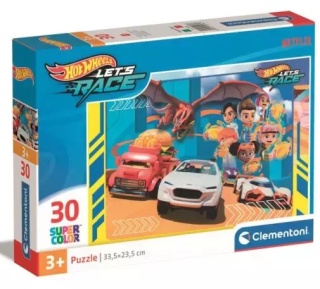 Autka samochodziki HOT WHEELS Puzzle Clementoni 30 EL 20284