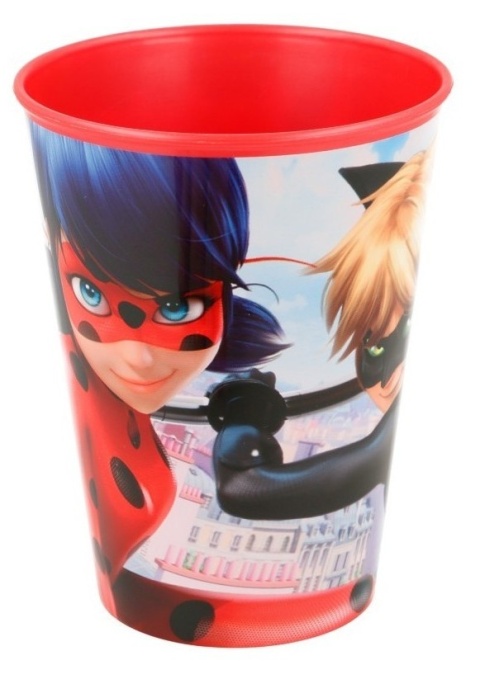 BIEDRONKA I CZARNY KOT kubek szklanka 260ML