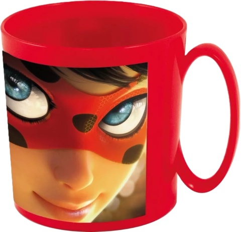 BIEDRONKA I CZARNY KOT kubek z uchem MICRO 350ml