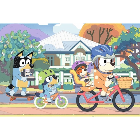 BLUEY PIESEK wesoły Blu Trefl Puzzle 60 EL 17384