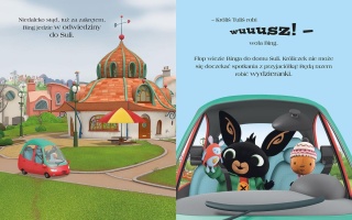 Książki dla dzieci Bajki 5 minut przed snem Królik Bing Duże litery opowiadania