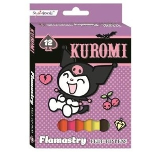 Flamastry mazaki pisaki 12 kolorów Kuromi St . Majewski