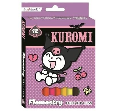 Flamastry mazaki pisaki 12 kolorów Kuromi St . Majewski