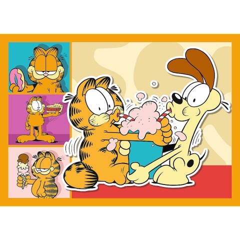 Garfield kocha lazanię Trefl Puzzle 4W1 207 EL 35+48+54+70 el 34673