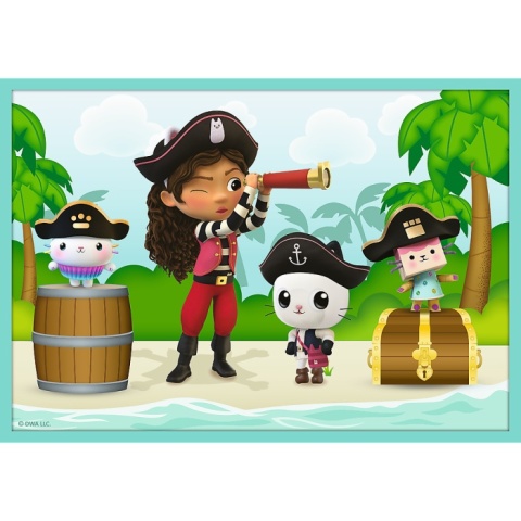 KOCI DOMEK GABI 10W1 Trefl Puzzle 329 EL 96003