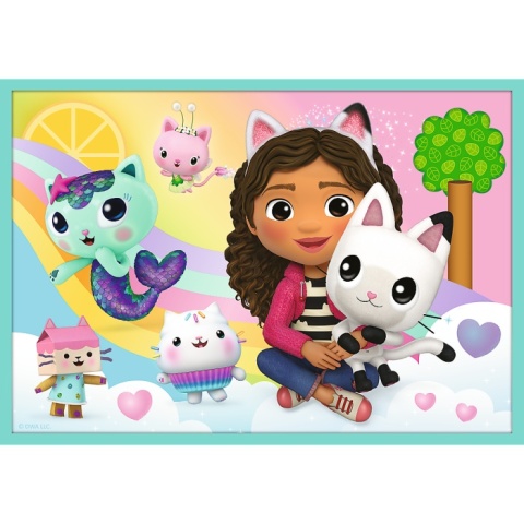 KOCI DOMEK GABI 10W1 Trefl Puzzle 329 EL 96003