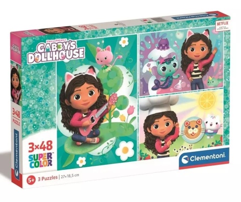 KOCI DOMEK GABI Puzzle Clementoni 3 X 48 25290
