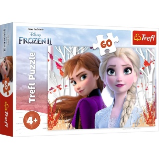 KRAINA LODU FROZEN Zaczarowany świat Anny i Elsy Trefl Puzzle 60 EL 17333