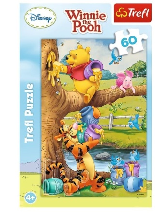 Kubuś Puchatek Małe co nieco Trefl Puzzle 60 EL 17264