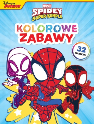 Kolorowanka dla dzieci Spidey i Super-kumple Kolorowe zabawy 32 naklejki