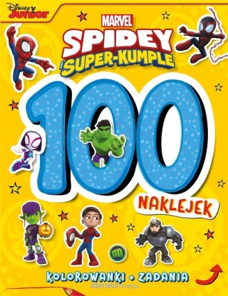 Kolorowanka rebusy i zadania dla dzieci Spidey i Super-kumple 100 naklejek