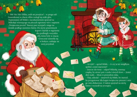 Książka dla dzieci NAJMNIEJSZY POMOCNIK MIKOŁAJA opowiadanie o elfie