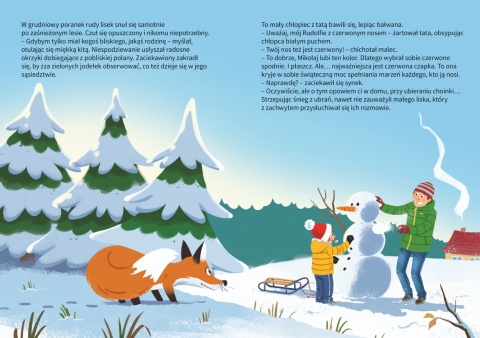 Książka dla dzieci CZAPKA MIKOŁAJA świąteczne opowiadanie o zwierzętach