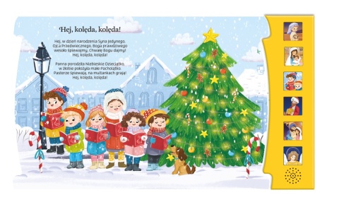 Książka dla dzieci MAGICZNE ŚWIĘTA Nasze Kolędy Książka dźwiękowa