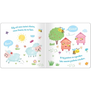 Książka dla dzieci Na wsi. Posłuchaj zwierząt. Książeczka z dźwiękami