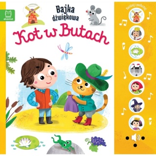 Książka dla dzieci Naciśnij i posłuchaj! Bajka dźwiękowa. Kot w Butach