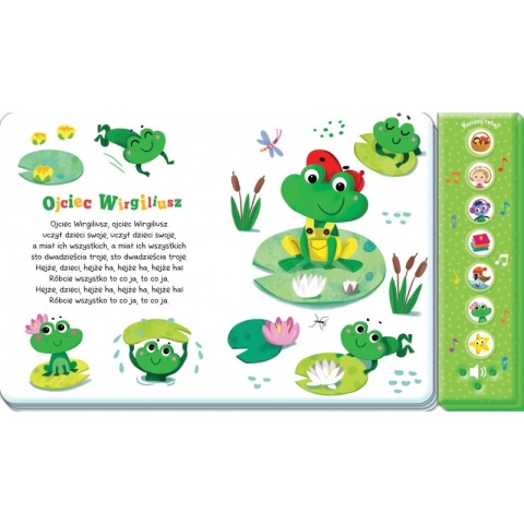 Książka dla dzieci Ojciec Wirgiliusz. Piosenki dla maluszka. Słuchaj i śpiewaj Książeczka z dźwiękami