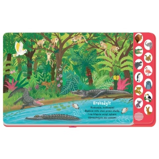 Książka dla dzieci Słucham i poznaję. W zoo. Książeczka z dźwiękami