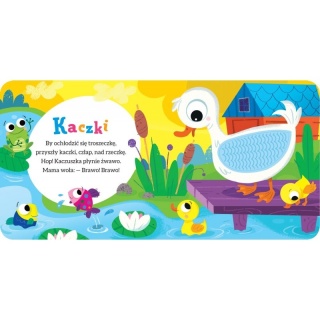 Książka dla dzieci Baw się i dotknij. Na wsi. Książeczka sensoryczna