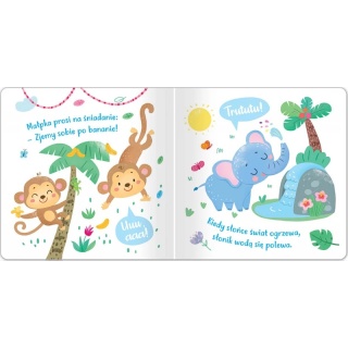 Książka dla dzieci W zoo. Posłuchaj zwierząt. Książeczka z dźwiękami