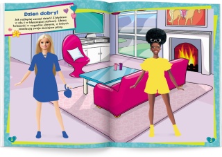 Książki Barbie Brokatowe Ubieranki Naklejanki dla dzieci naklejki wiek 4+