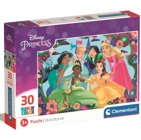 Księżniczki Disney Kopciuszek Bella Jasmina Puzzle Clementoni 30 EL 20276
