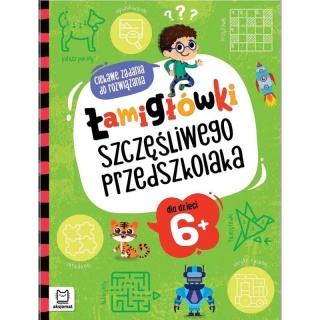 Łamigłówki szczęśliwego przedszkolaka. Ciekawe zadania do rozwiązania dla dzieci 6+ krzyzówki