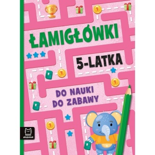 Łamigłówki 5-latka. Do nauki do zabawy krzyzówki labirynty rebusy