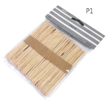 Patyczki drewniane naturalne 0,9x11,4 cm P1 50 szt Penword