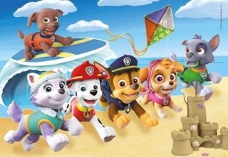 Psi patrol na plaży Puzzle 60 EL Clementoni 26091