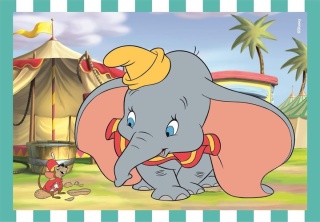 Puzzle 4w1 DISNEY classic Pinokio Dumbo 12 16 20 24 el Clementoni 21523