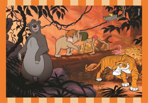 Puzzle 4w1 DISNEY classic Pinokio Dumbo 12 16 20 24 el Clementoni 21523