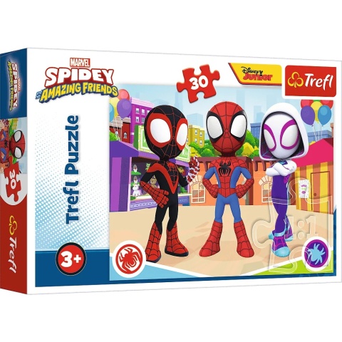 SPIDERMAN SPIDEY Przygody Spiday'a i przyjaciół Trefl Puzzle 30 EL 18285
