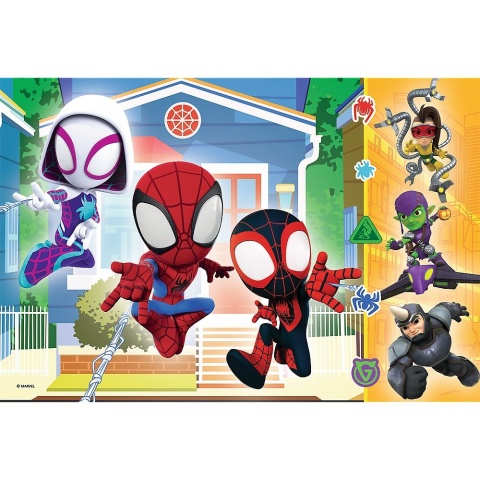 SPIDERMAN SPIDEY W świecie Spidey`a Trefl Puzzle 60 EL 17371