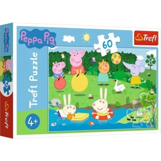 ŚWINKA PEPPA PIG Trefl Puzzle 60 EL 17326