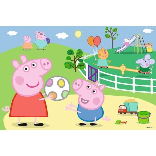 ŚWINKA PEPPA PIG Trefl Puzzle 60 EL 17356