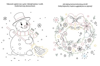 Książka dla dzieci Kolorowanki z Diamencikami Błyszczące Święta Boże Narodzenie