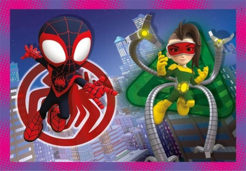 Spidey i Przyjaciele Puzzle 4w1 12 16 20 24 el Clementoni 21528