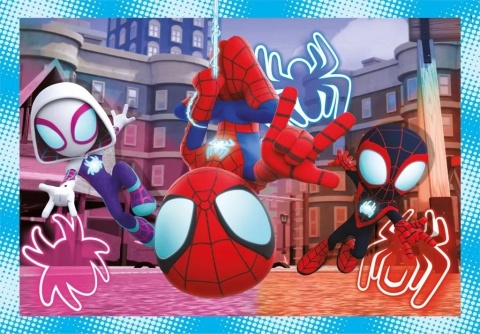 Spidey i Przyjaciele Puzzle 4w1 12 16 20 24 el Clementoni 21528
