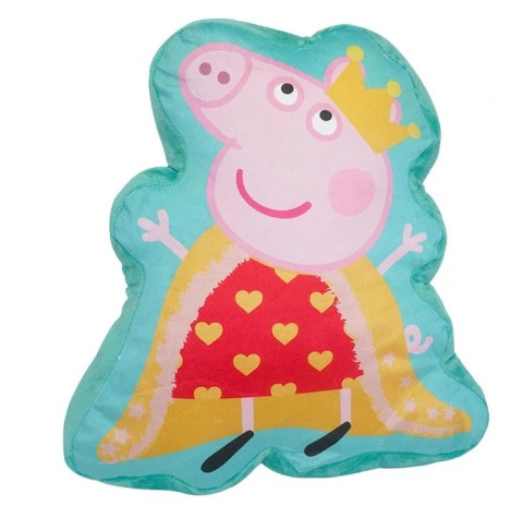 Świnka Peppa pig królewna poduszka kształtka welurowa