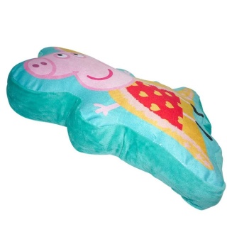 Świnka Peppa pig królewna poduszka kształtka welurowa