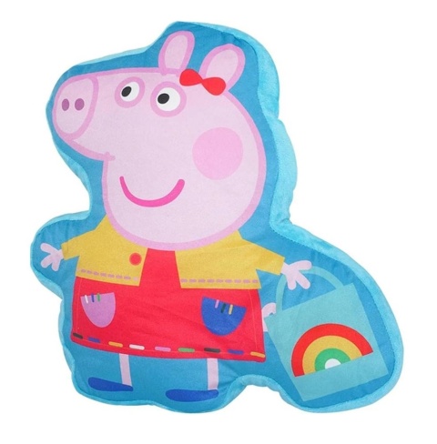 Świnka Peppa pig poduszka kształtka welurowa
