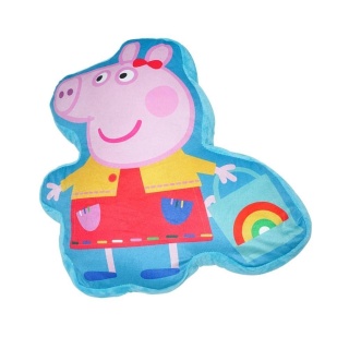 Świnka Peppa pig poduszka kształtka welurowa