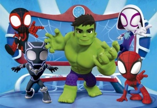 Spiderman Spidey i przyjaciele Puzzle 60 EL Trefl 26595