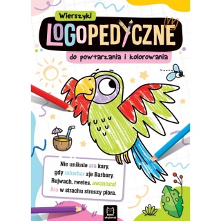 Wierszyki logopedyczne do powtarzania i kolorowania